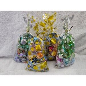 4 Pack Easter Goodie Bags Prefilled - Easter Eggs, Sensory Toys, Easter Toys